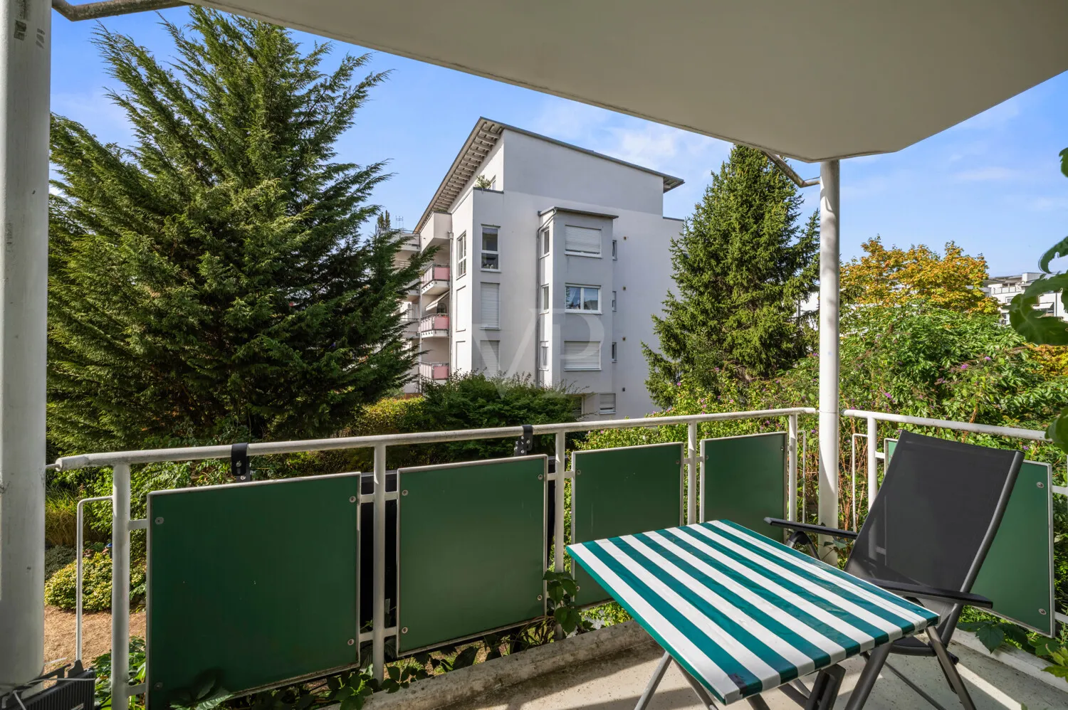 Ausblick vom Balkon
