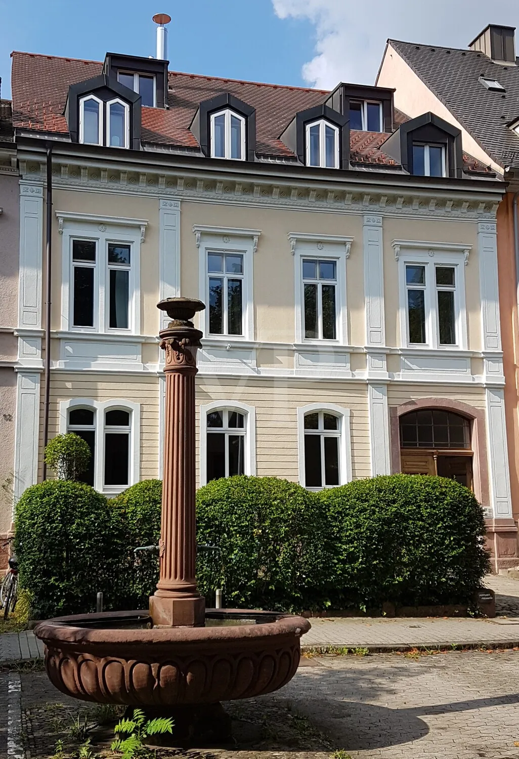 Ansicht von der Erasmusstraße auf das Haus