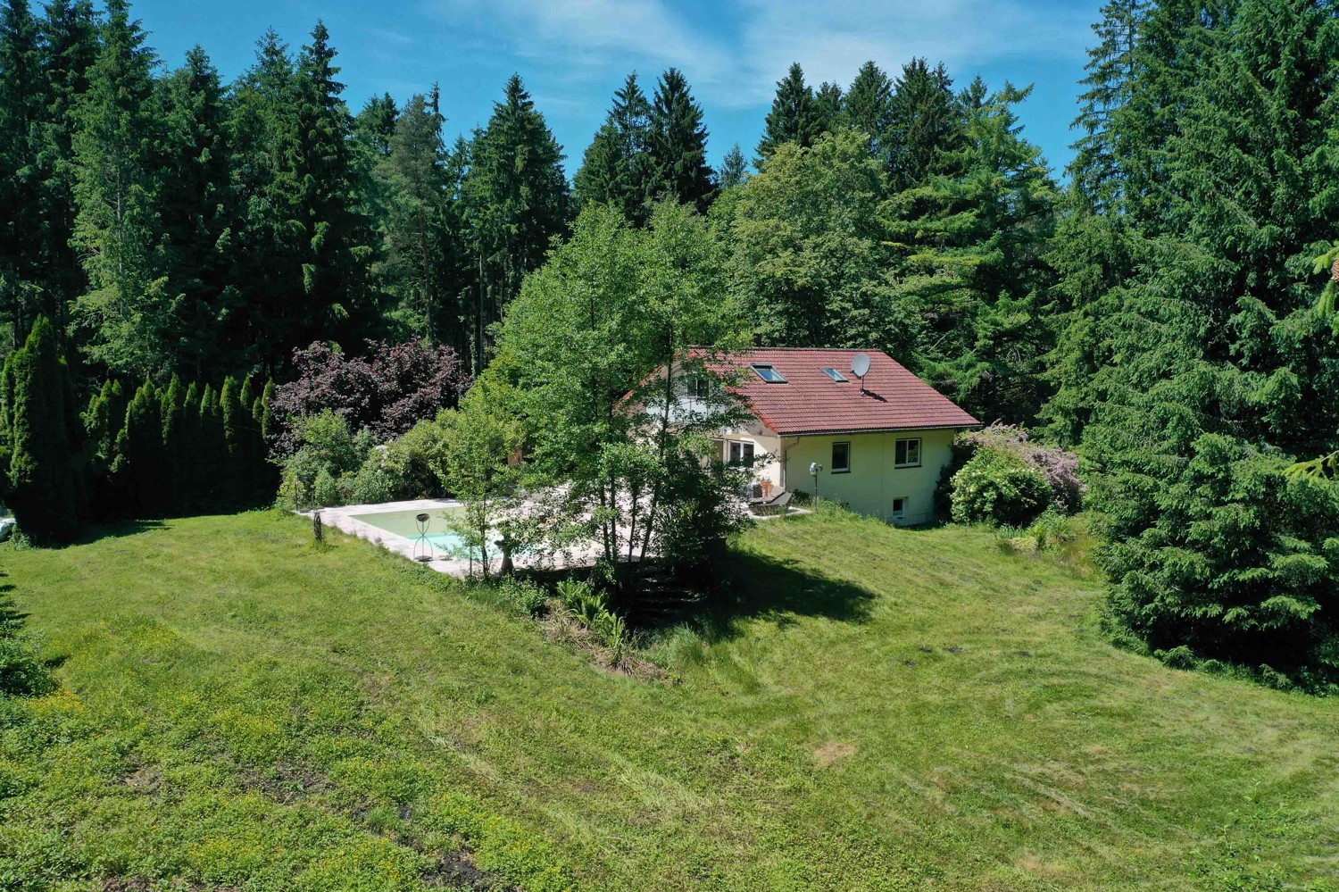 Einfamilienhaus in einzigartiger Alleinlage - Naturparadies im Waldgebiet der Nicklheimer Filzen