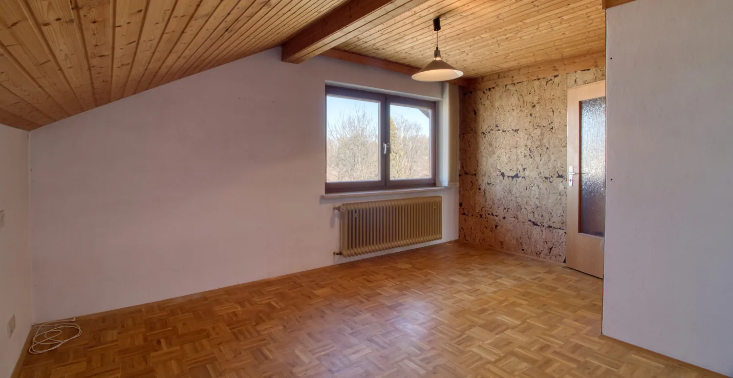 Ausgebautes Zimmer im DG