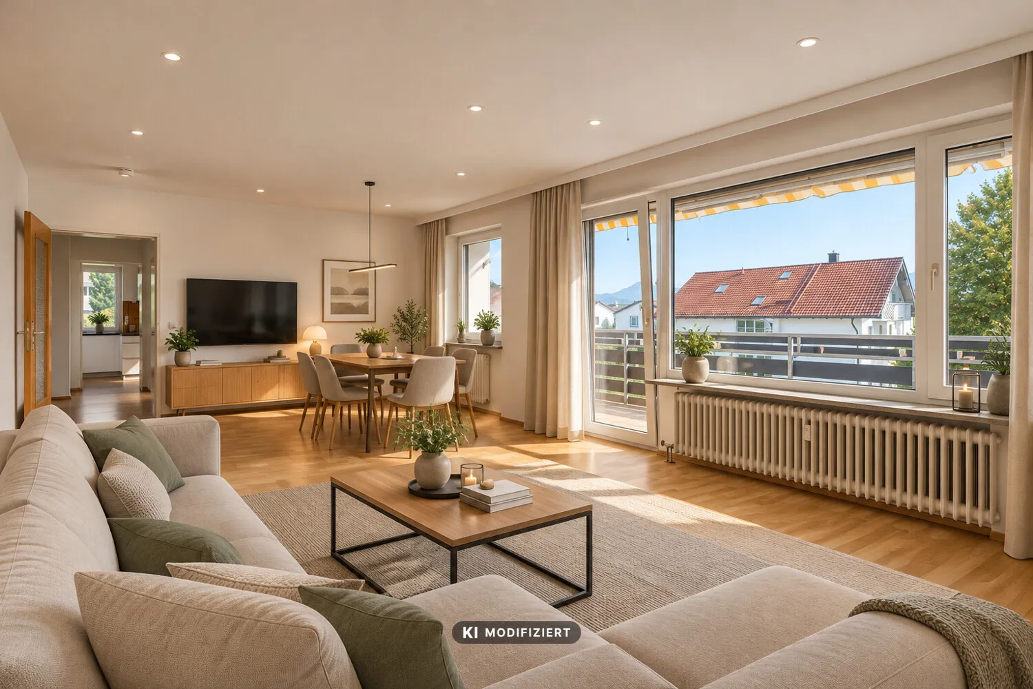 KI-generiertes-Einrichtungsbeispiel-Wohnzimmer