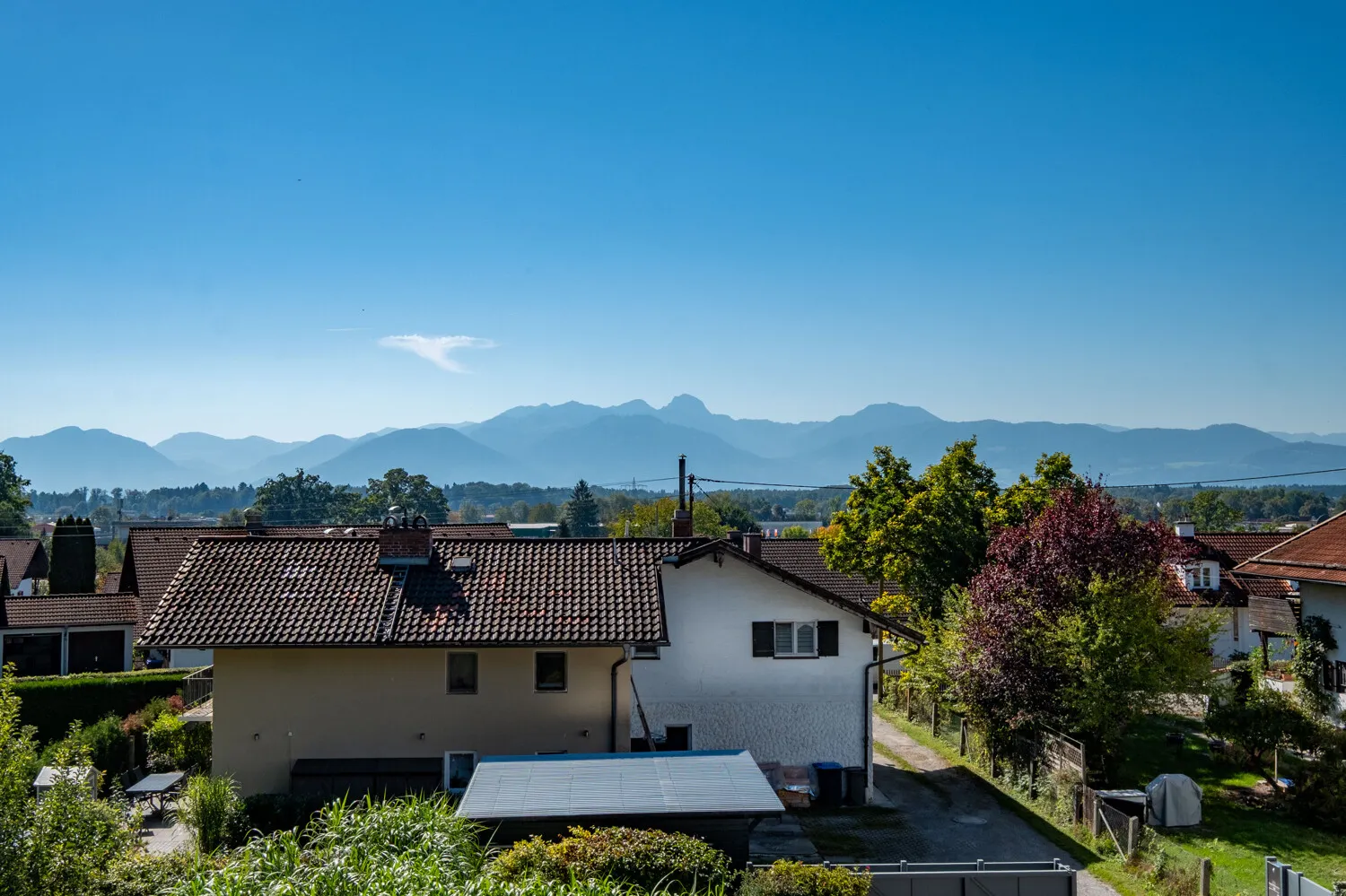 Blick vom Dachgeschoss