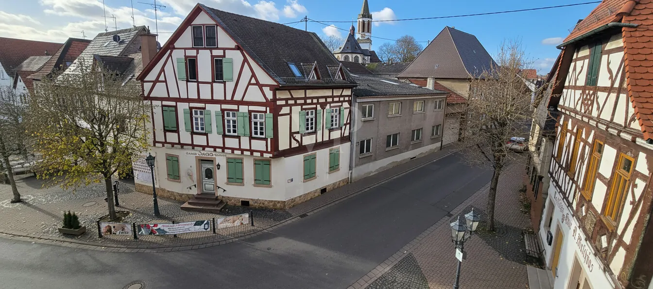 Blick aus dem Dachgeschoss