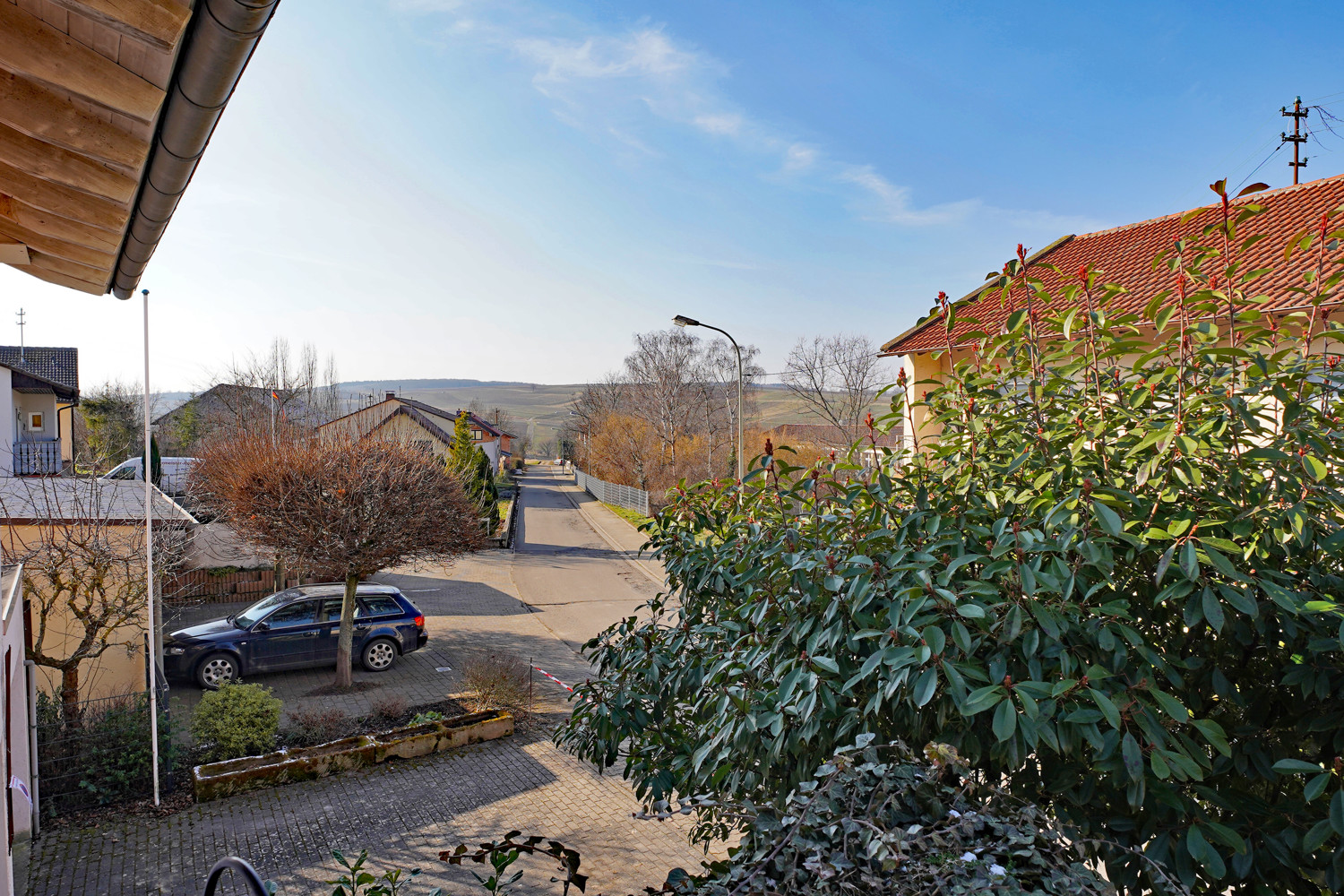 Außblick vom Eingangsbereich