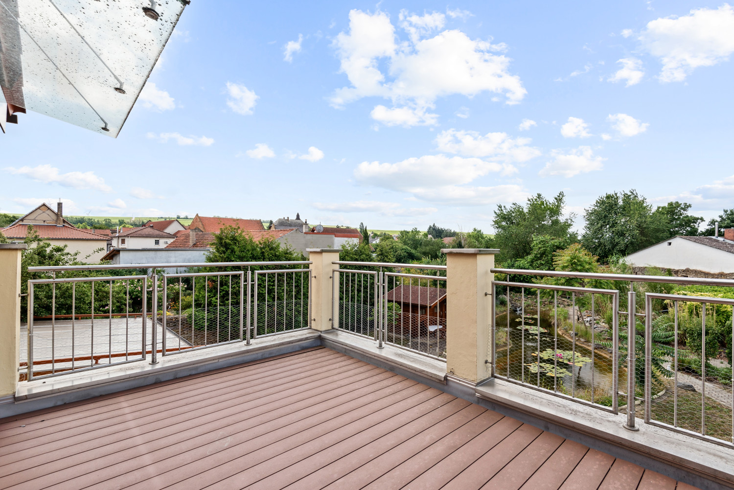 Dachterrasse im Wohnhaus