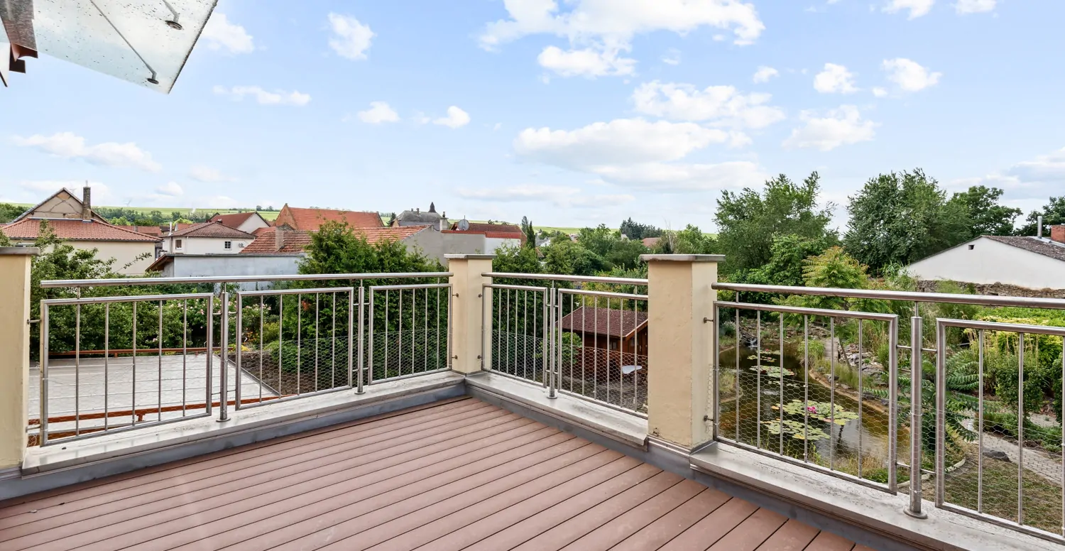 Dachterrasse im Wohnhaus