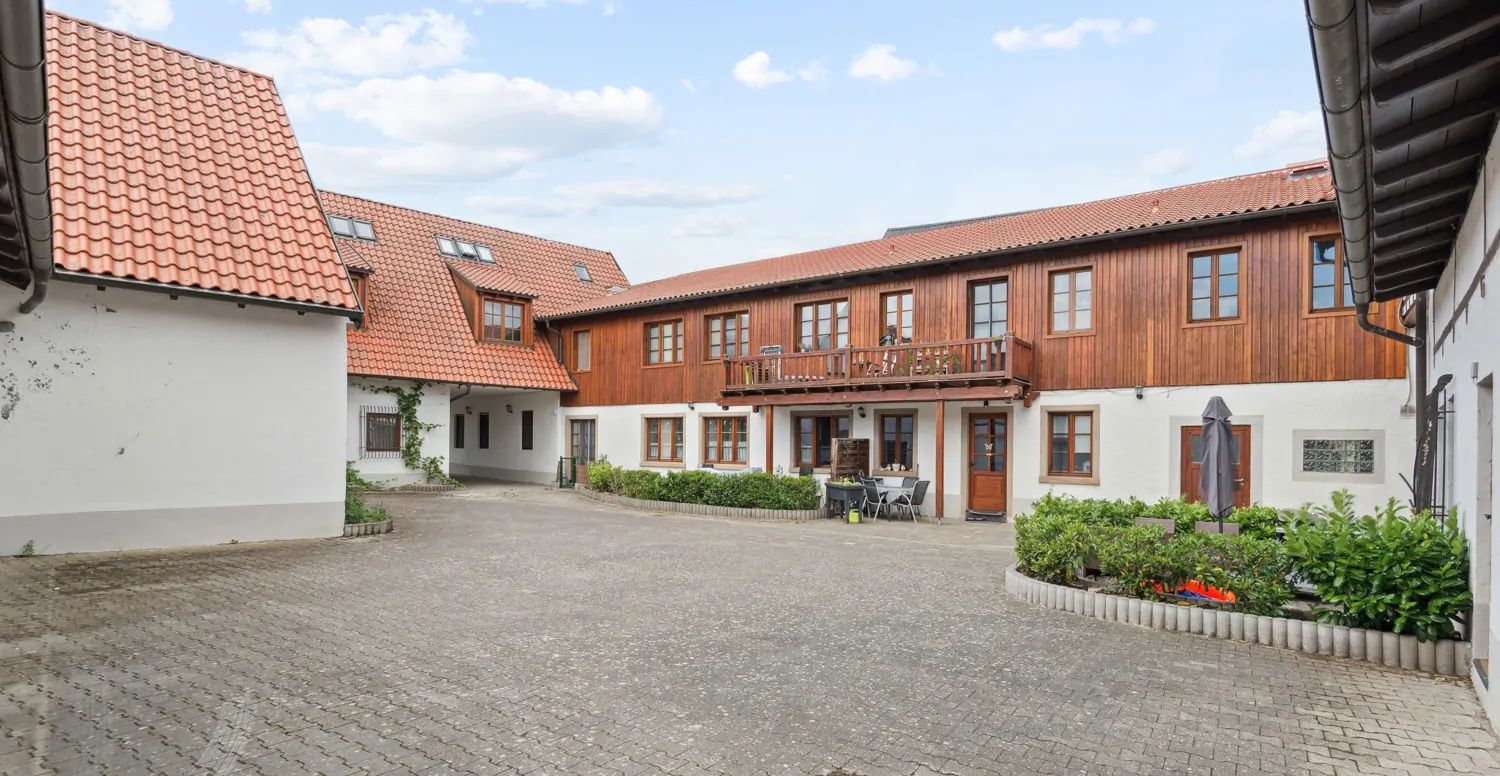 Hofansicht hintere Wohneinheiten