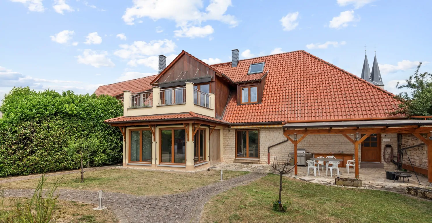 Gartenansicht Wohnhaus