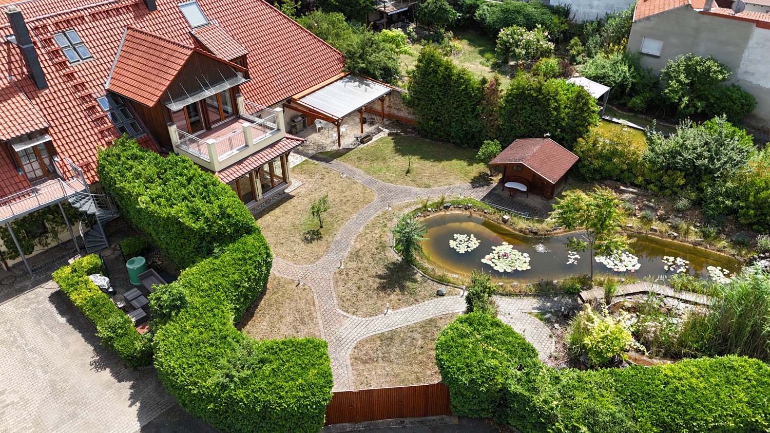 Gartenansicht Wohnhaus