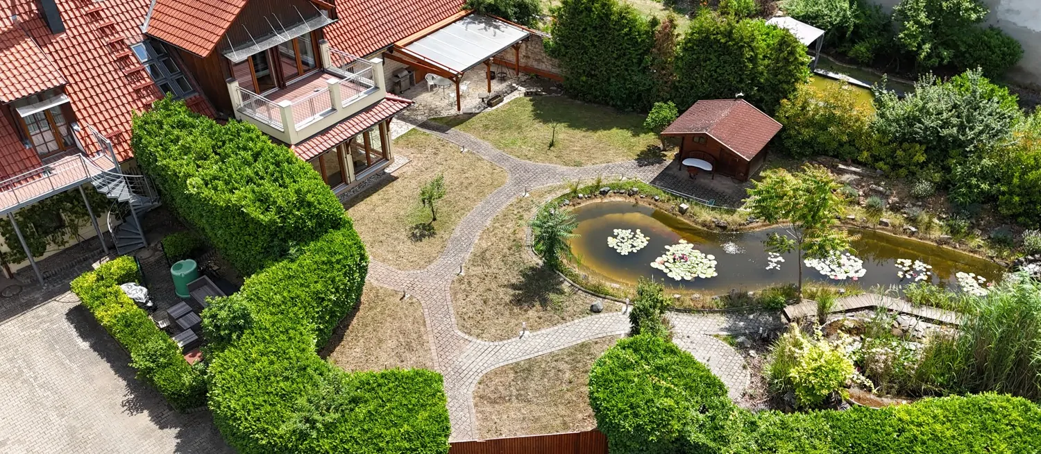 Gartenansicht Wohnhaus