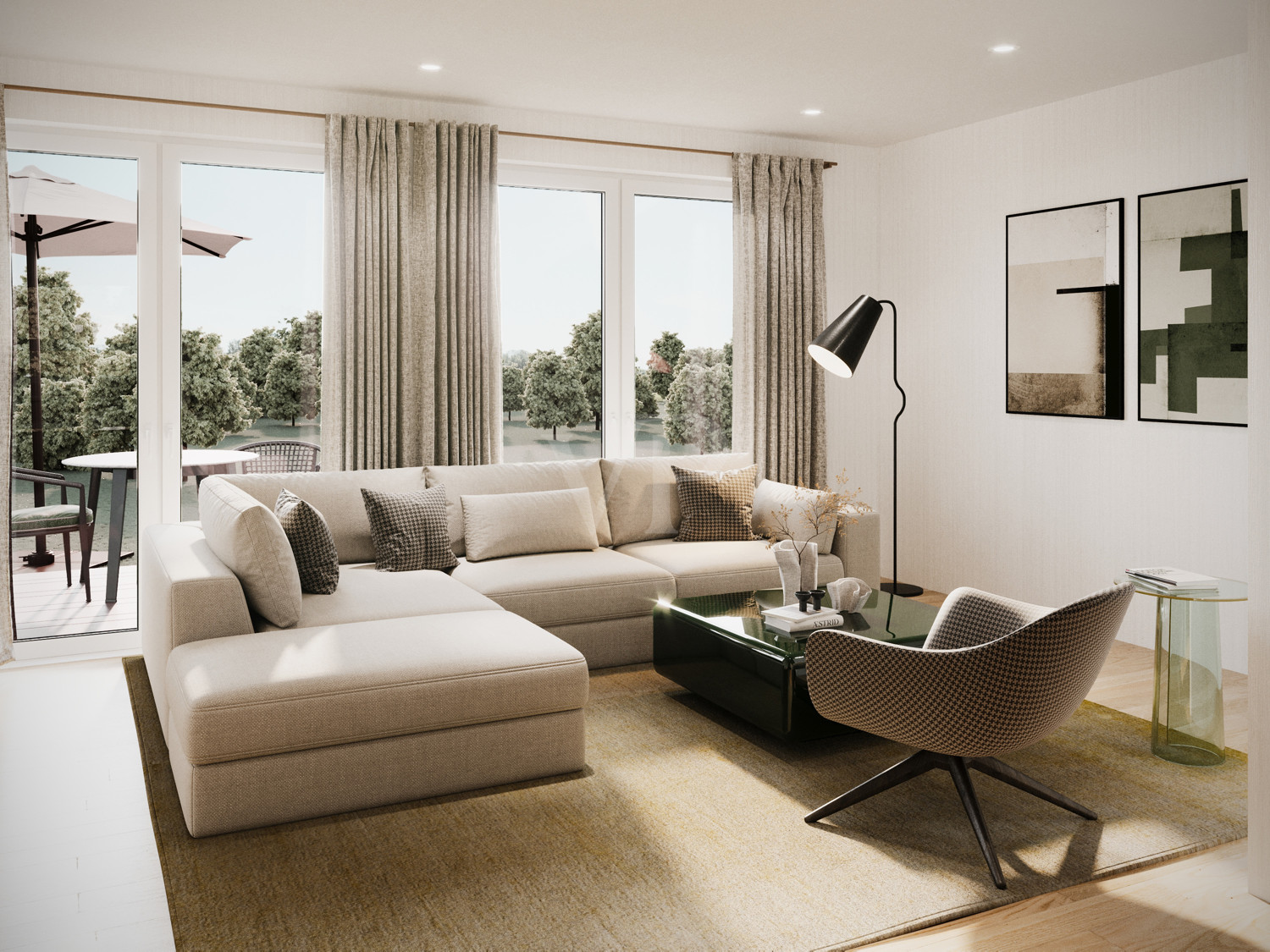 Visualisierung Wohnzimmer