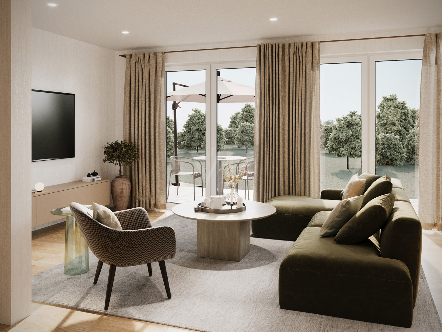 Visualisierung Wohnzimmer