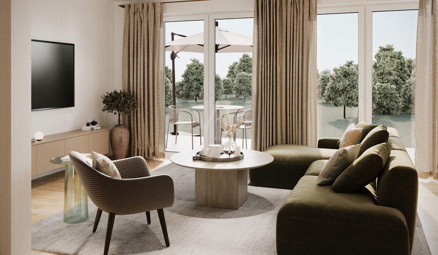 Visualisierung Wohnzimmer