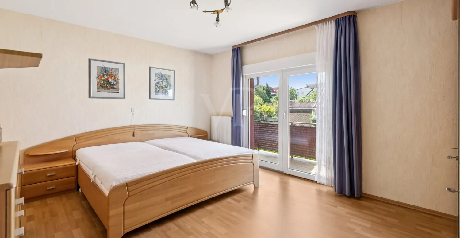 eines der Schlafzimmer