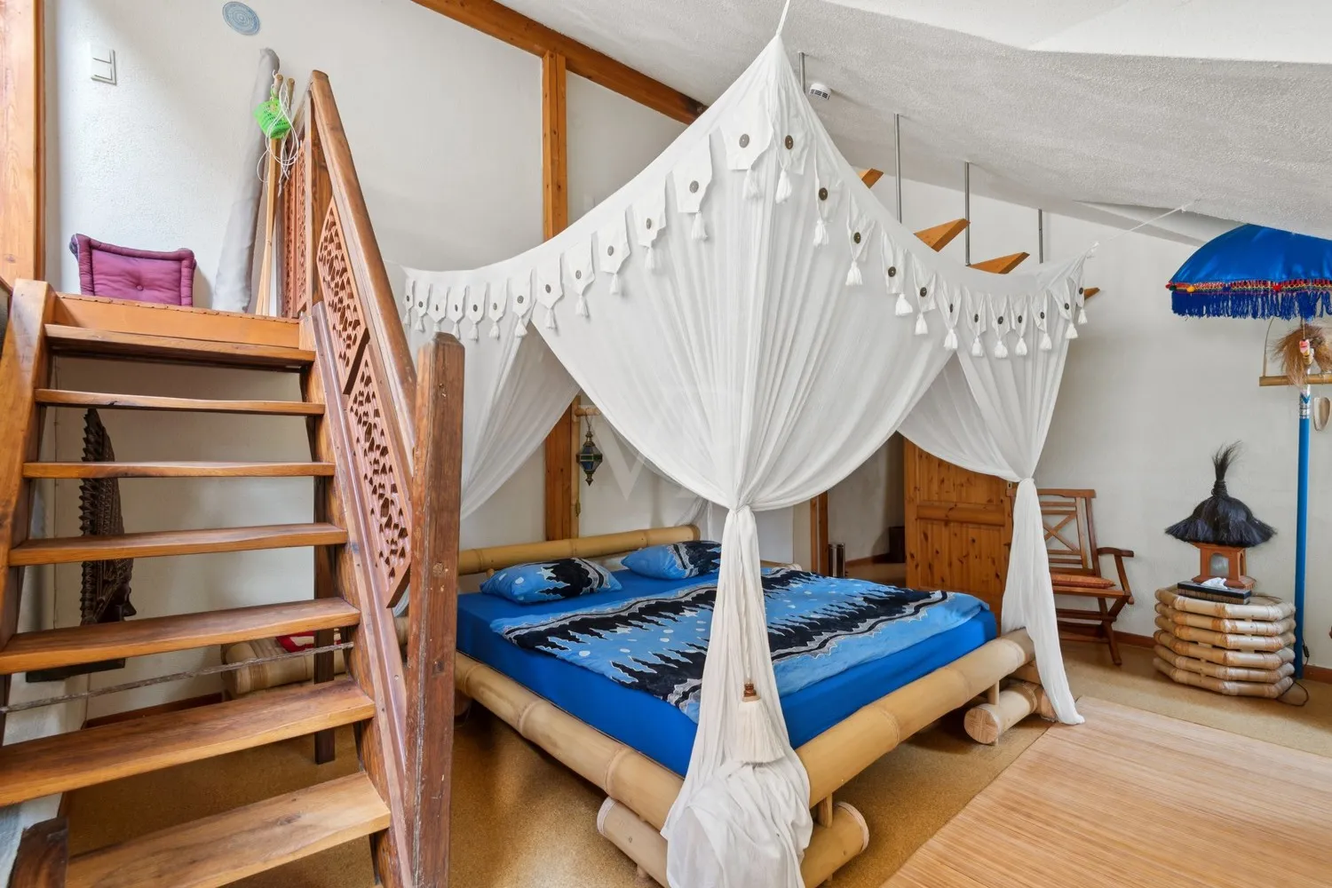 Schlafzimmer mit Terrassenzugang