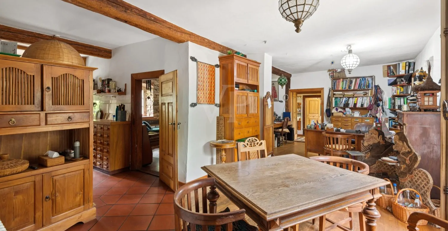 Ess- und Arbeitsbereich im Haupthaus