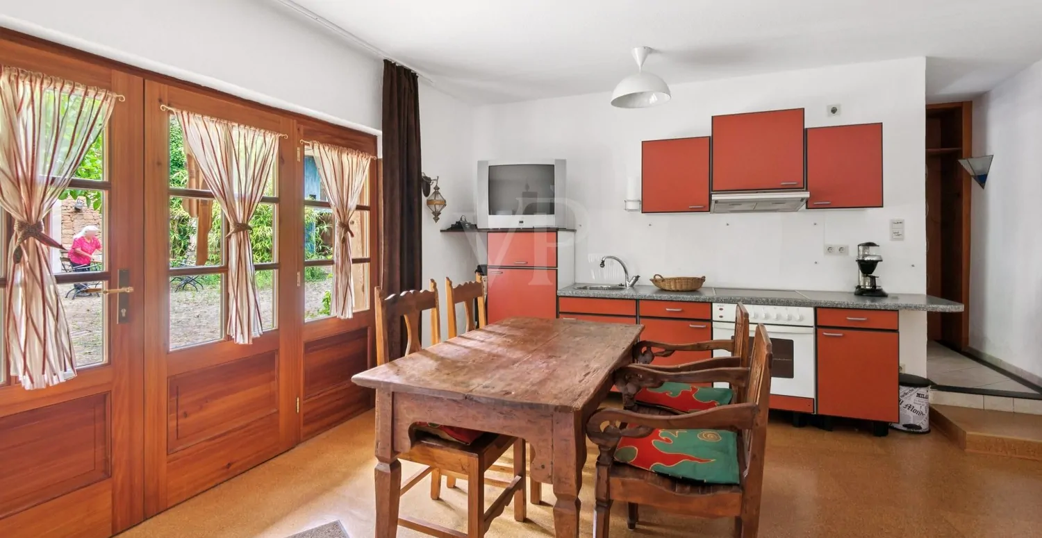 Küche und Essbereich großes Apartment