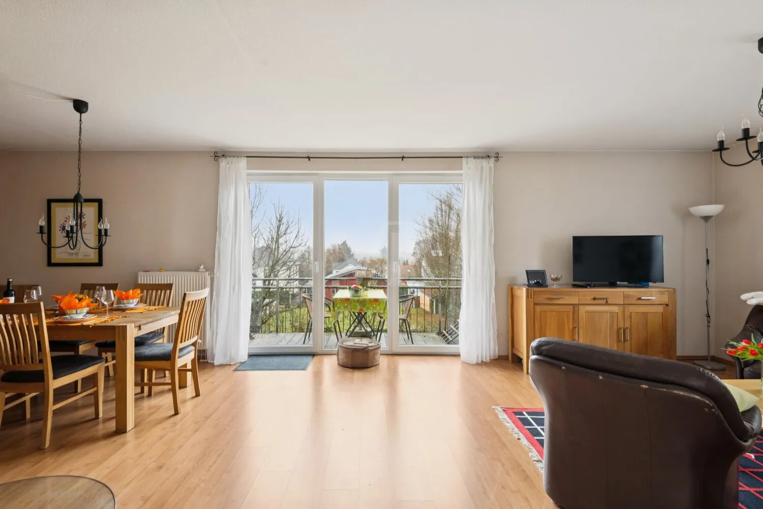 Wohnbereich mit Balkon