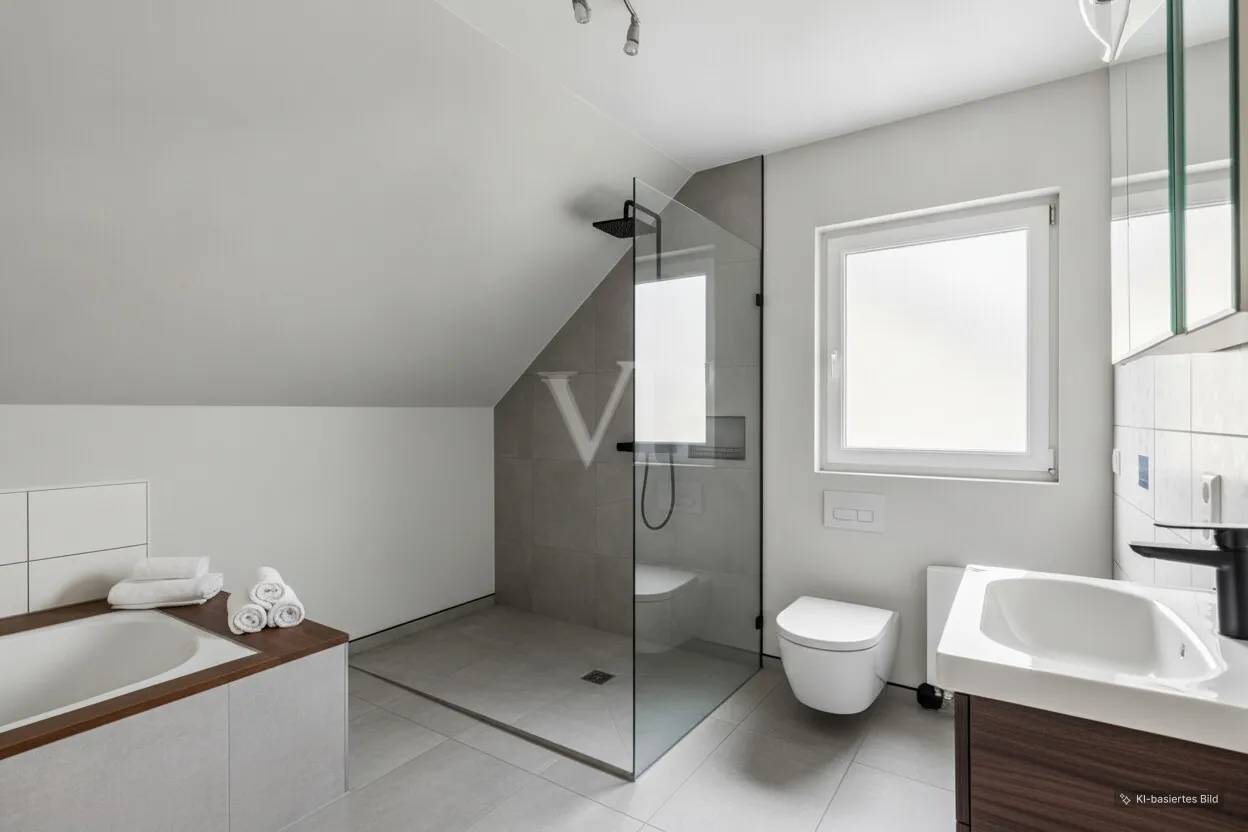 KI generiert Badezimmer