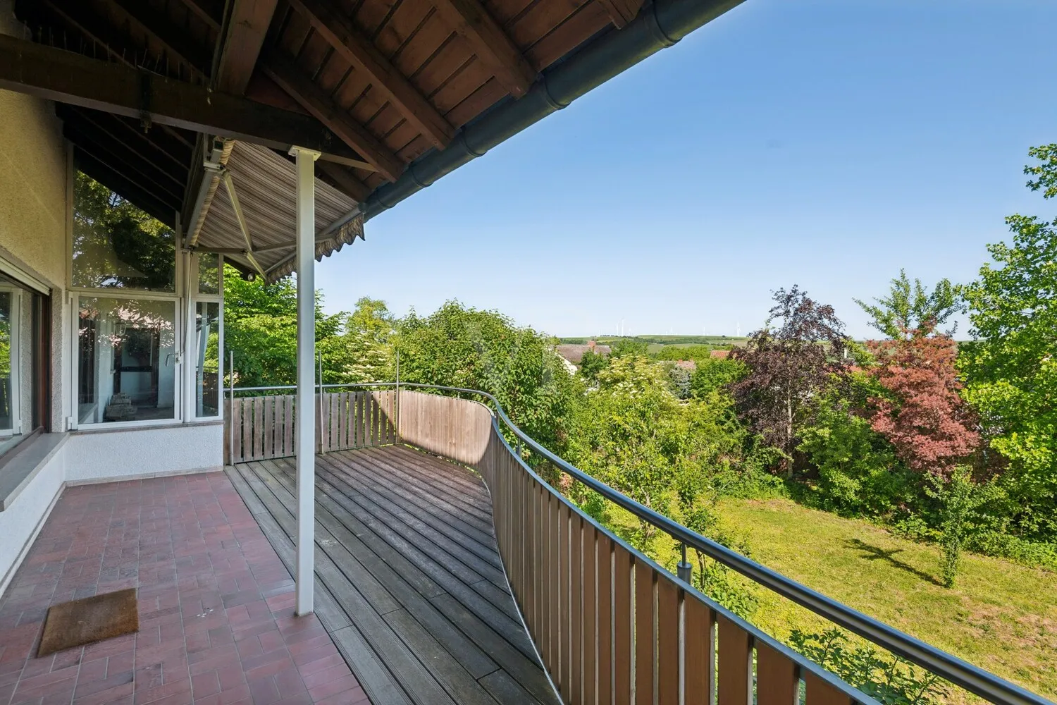 Balkon mit Aussicht