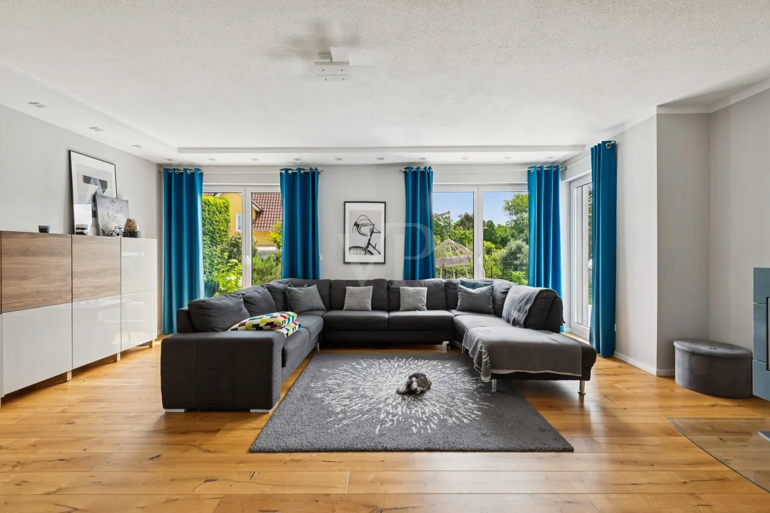 großzügiges Wohnzimmer