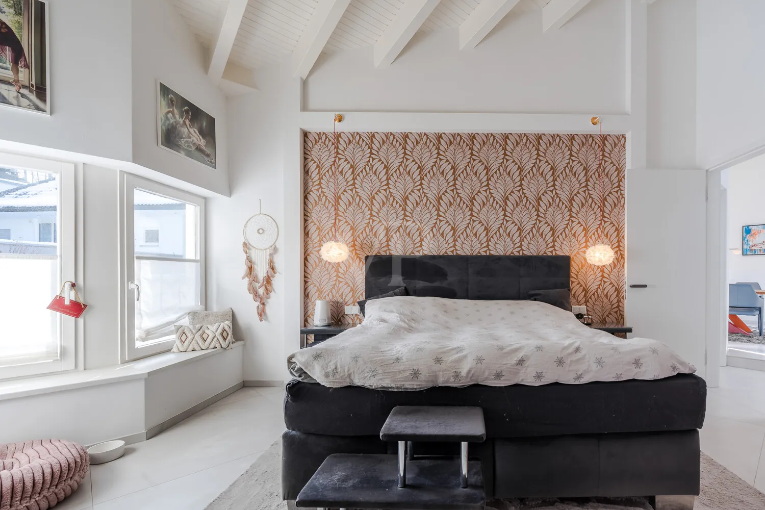 Schlafzimmer mit individuellem Grundriss