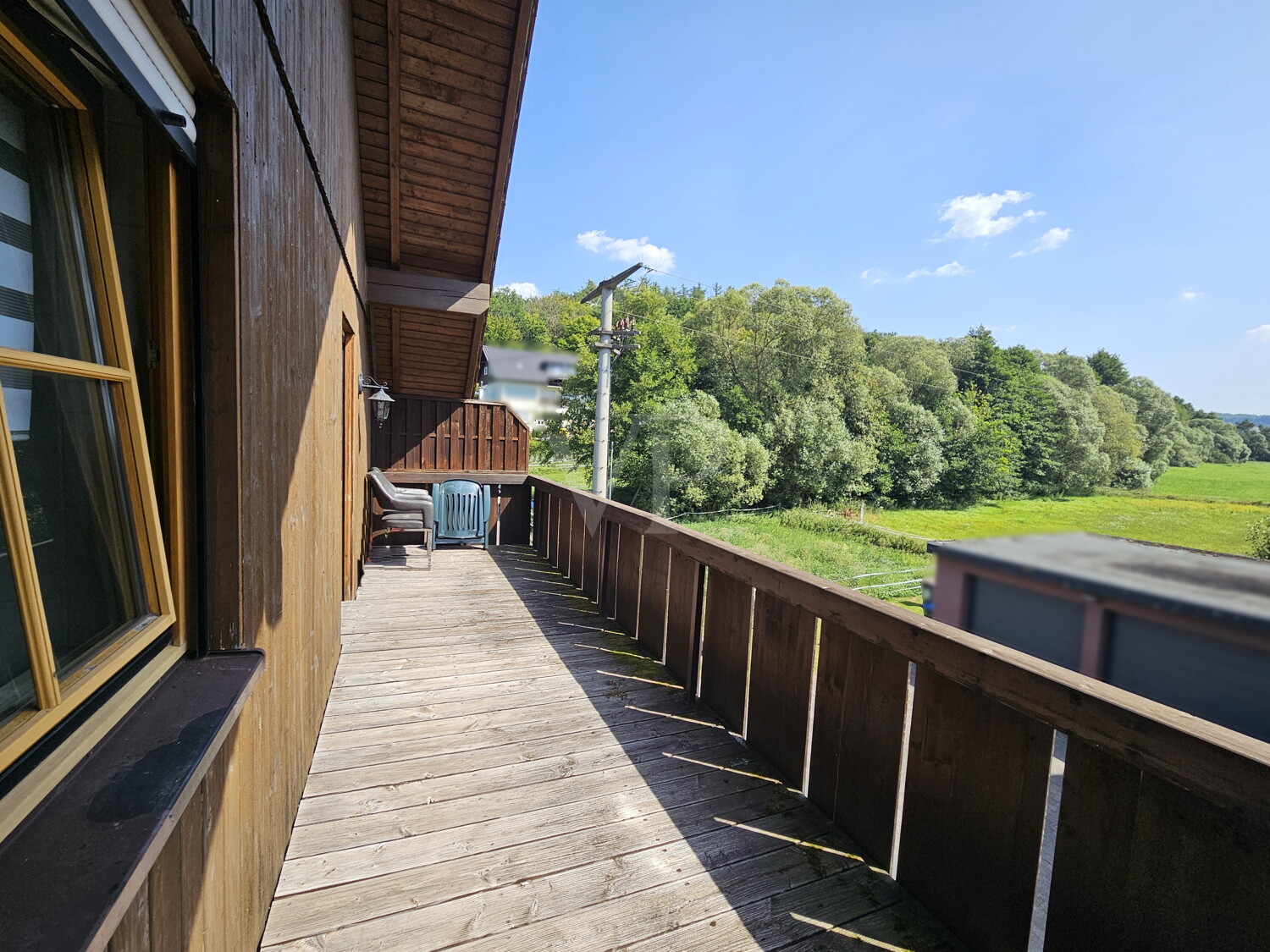Balkon im Obergeschoss