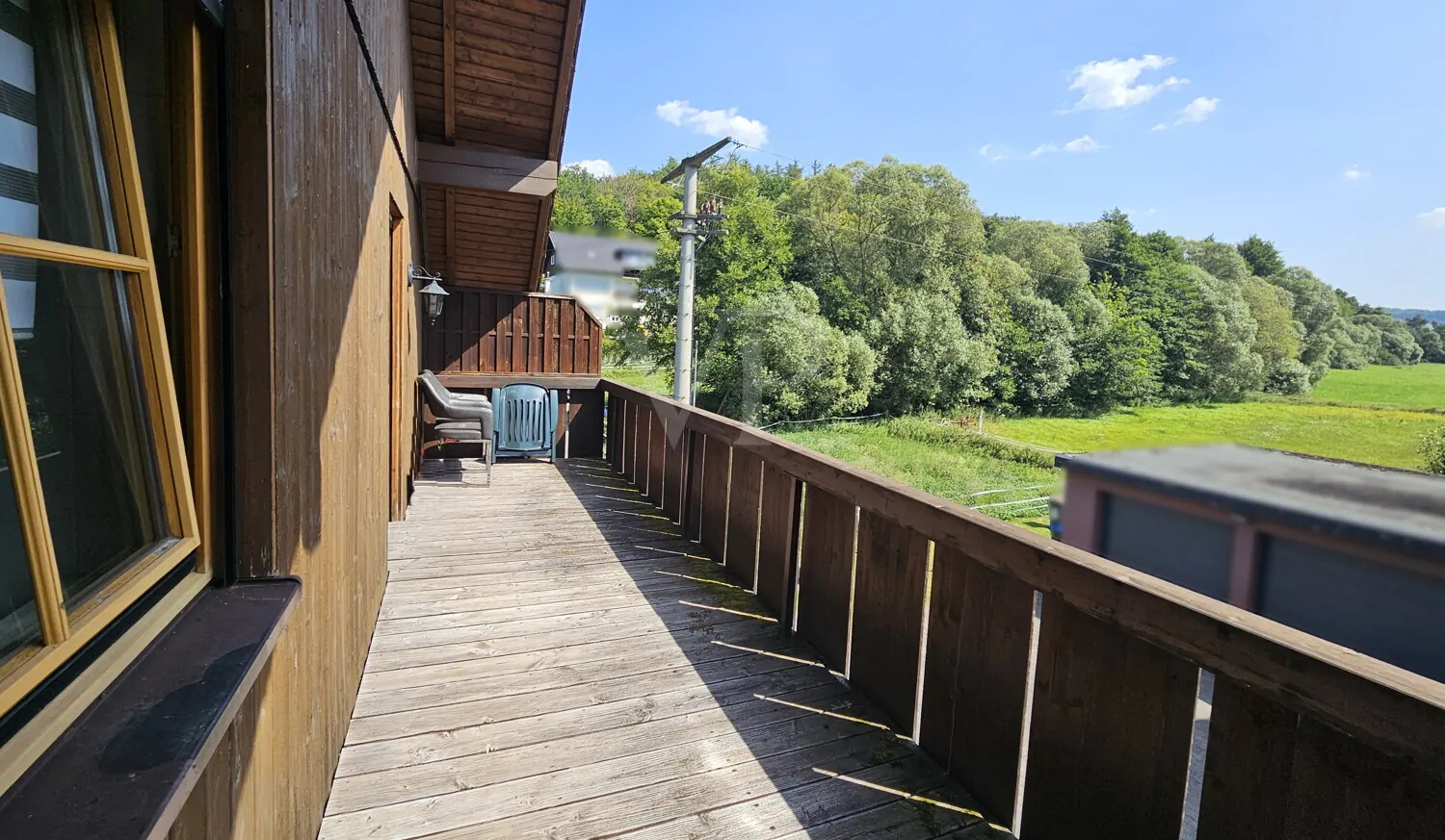 Balkon im Obergeschoss