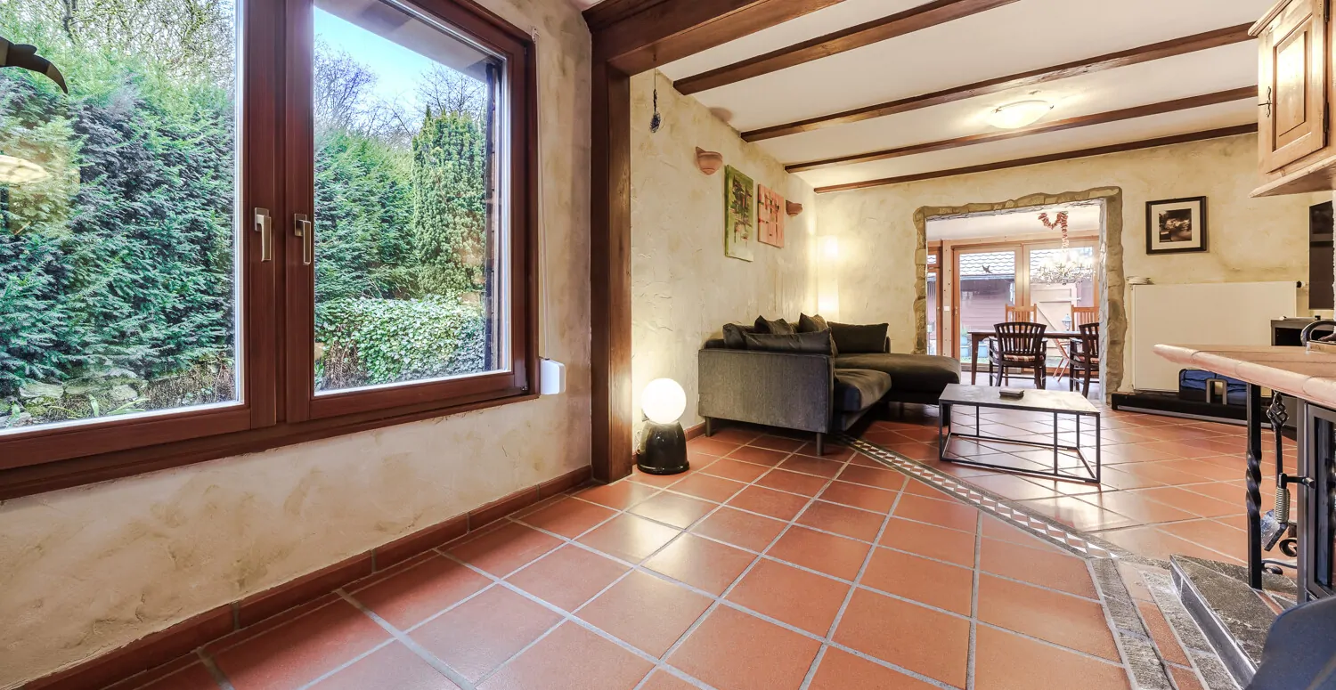 Blick zum Wohnbereich