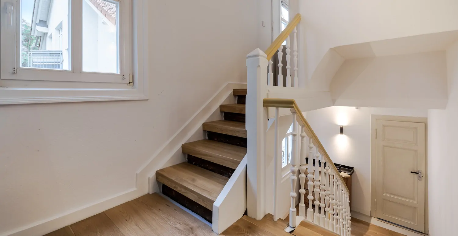 Aufgang zum Dachgeschoss