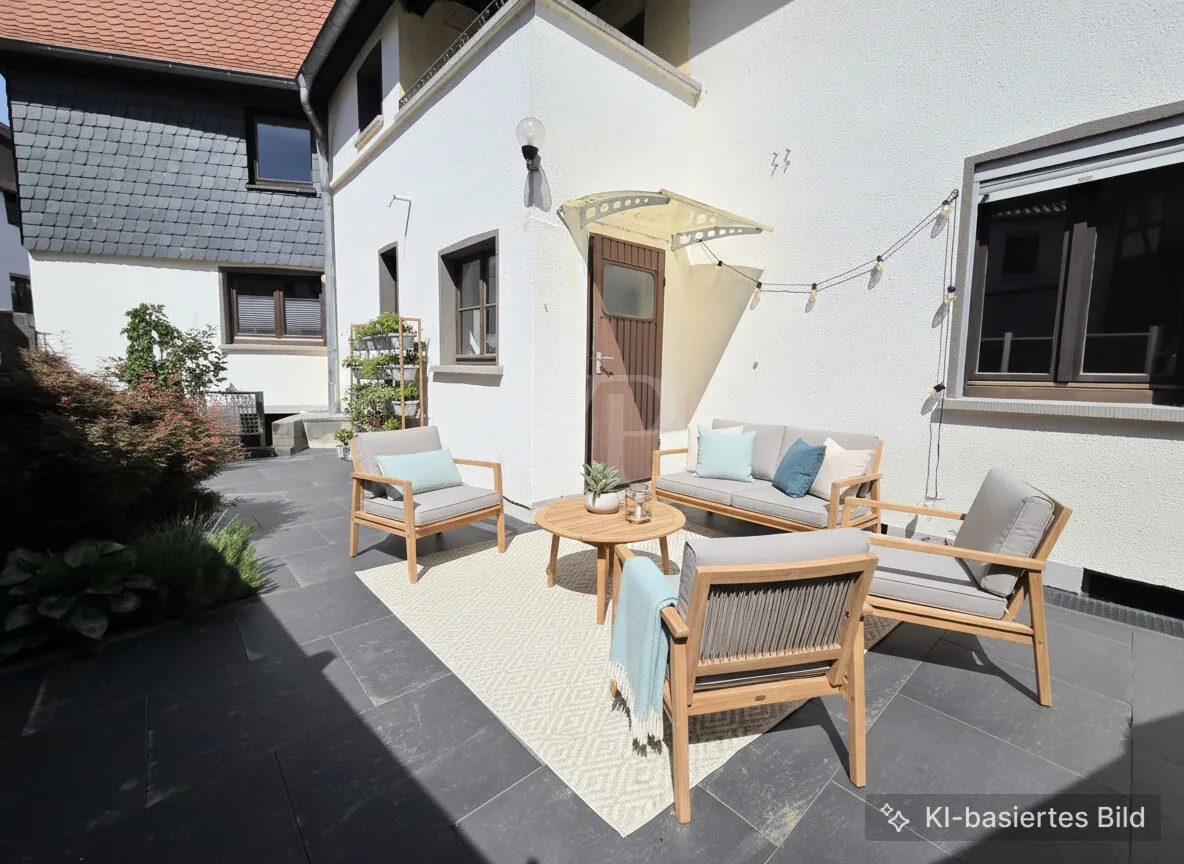 Einrichtungsbeispiel Sonnige Terrasse