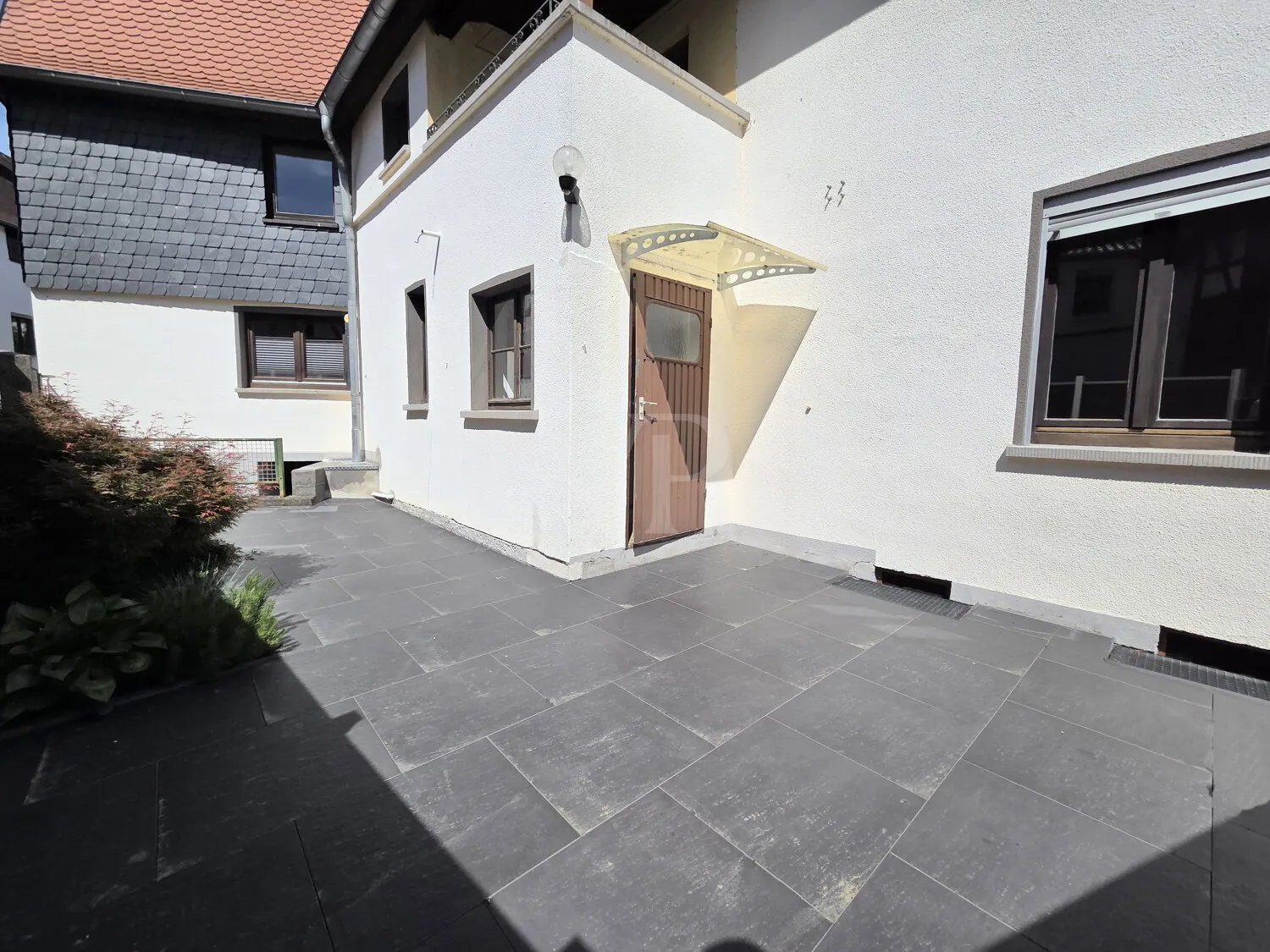 Sonnige Terrasse