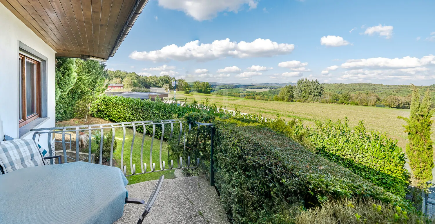 Uneinsehbare Sitzecke am Eingangsbereich