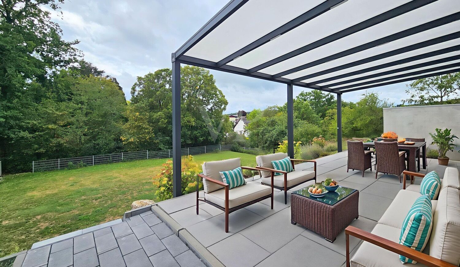 Überdachte Terrasse