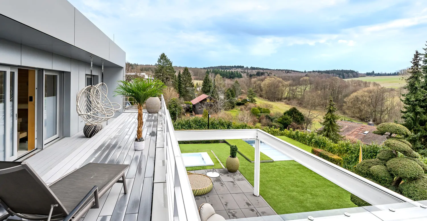 Großzügiger Balkon