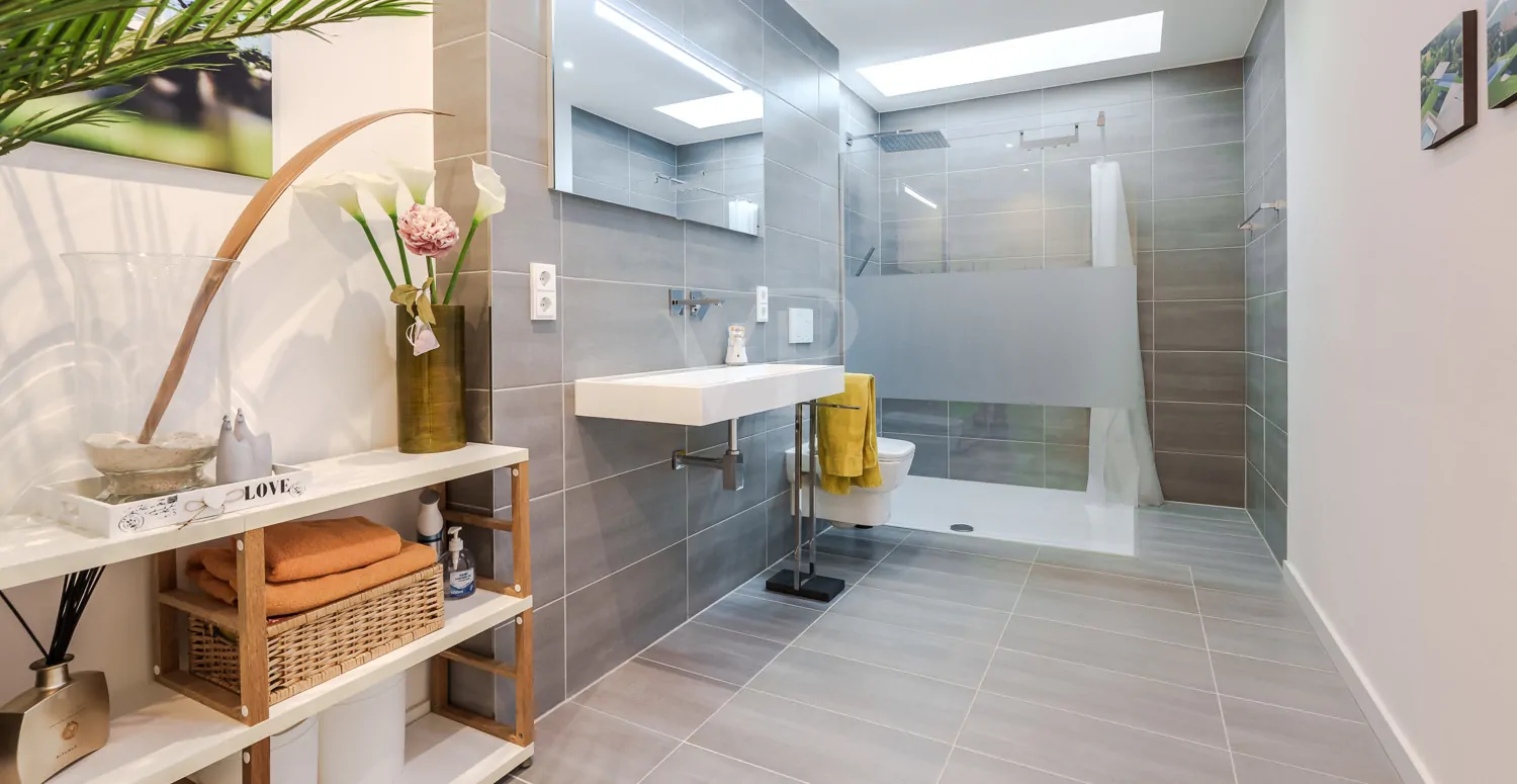 Duschbad im Untergeschoss