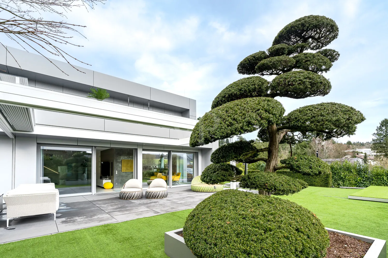 Überdachte Terrasse