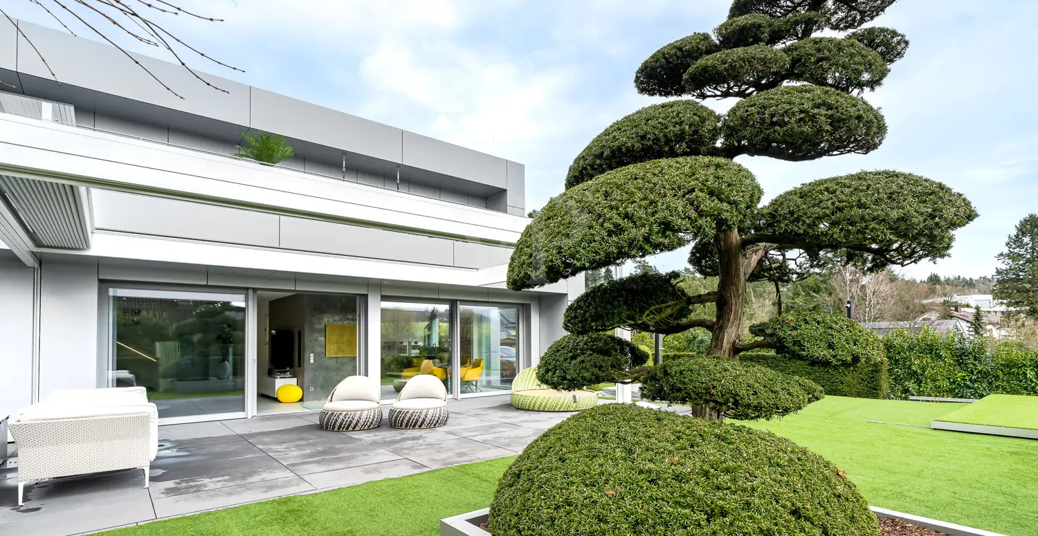 Überdachte Terrasse