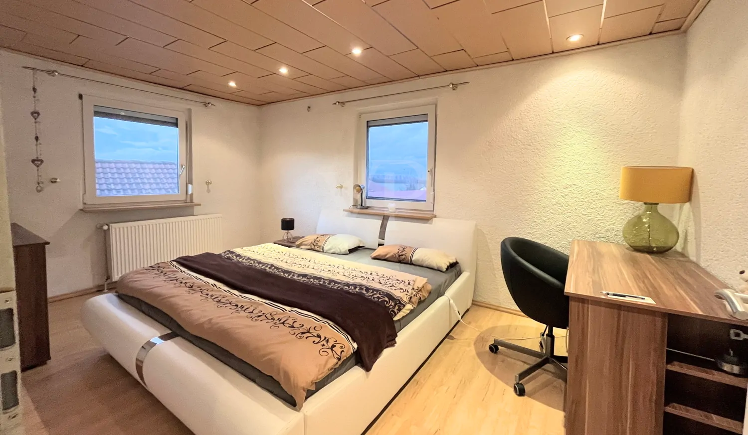 Schlafzimmer mit Fernblick