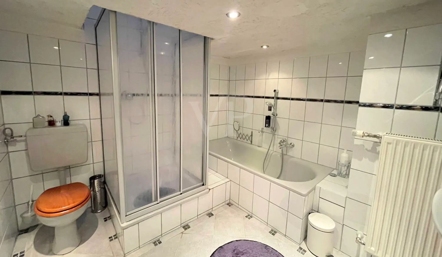 Duschbad mit Oberlicht