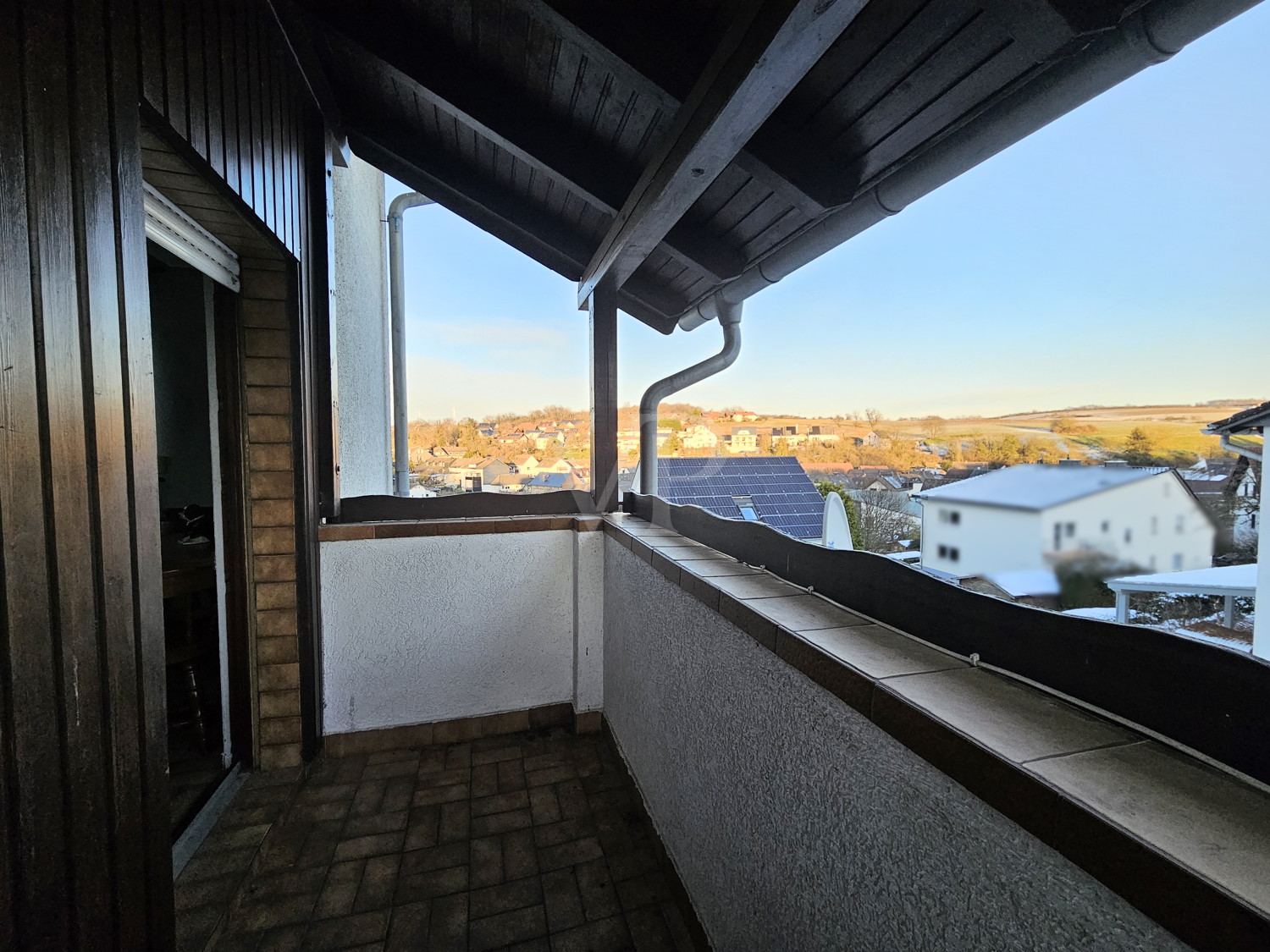 Balkon mit Fernblick