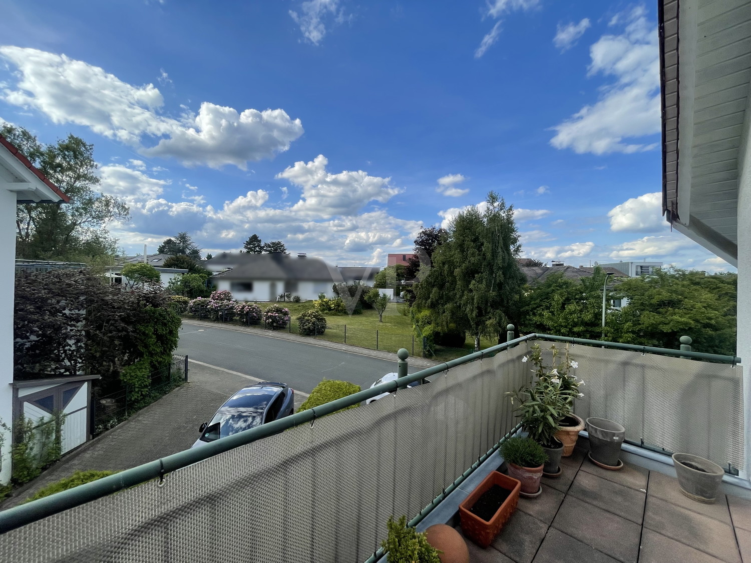 Balkon in schöner Blicklage