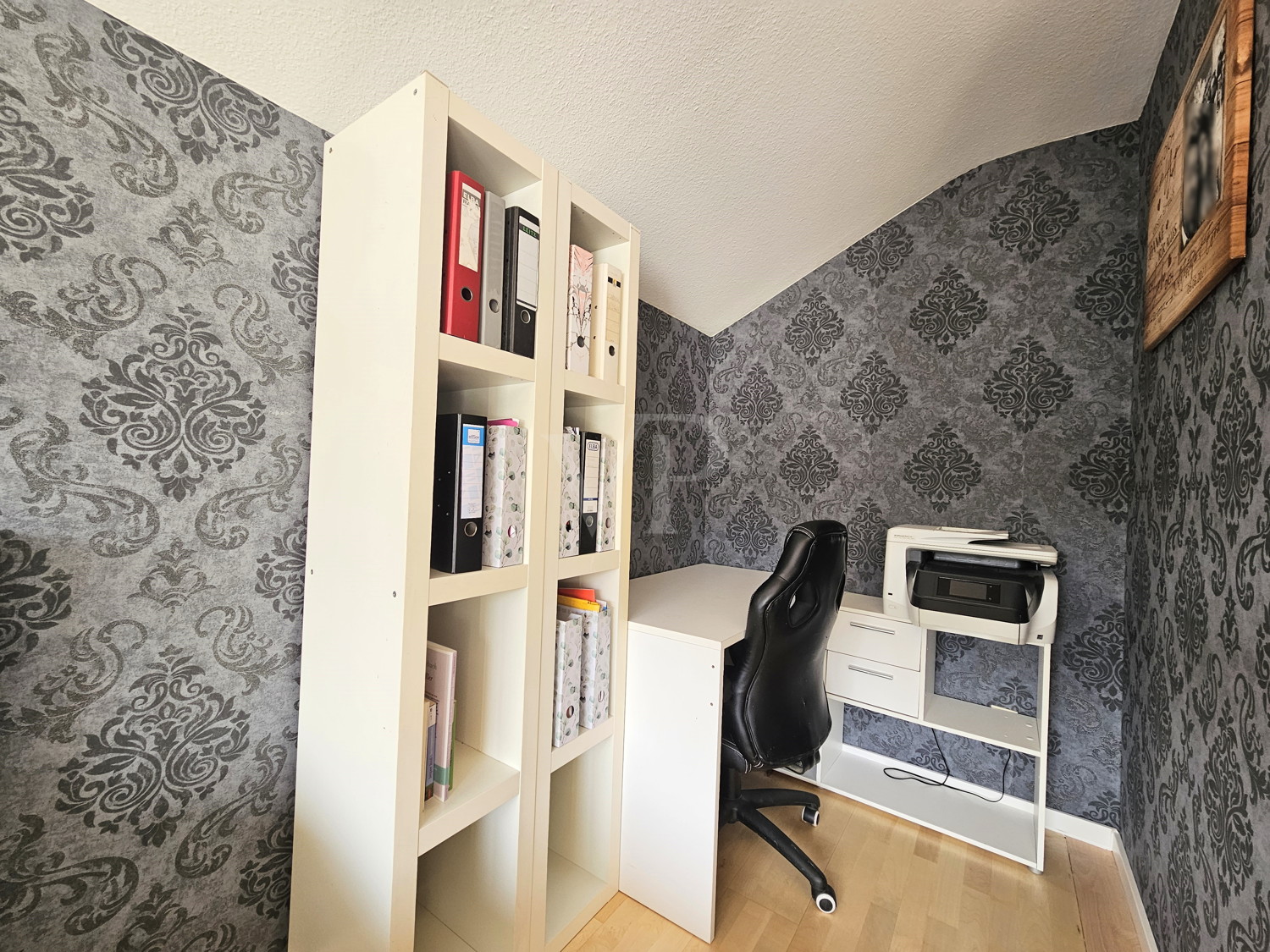 Arbeitsplatz im Schlafzimmer