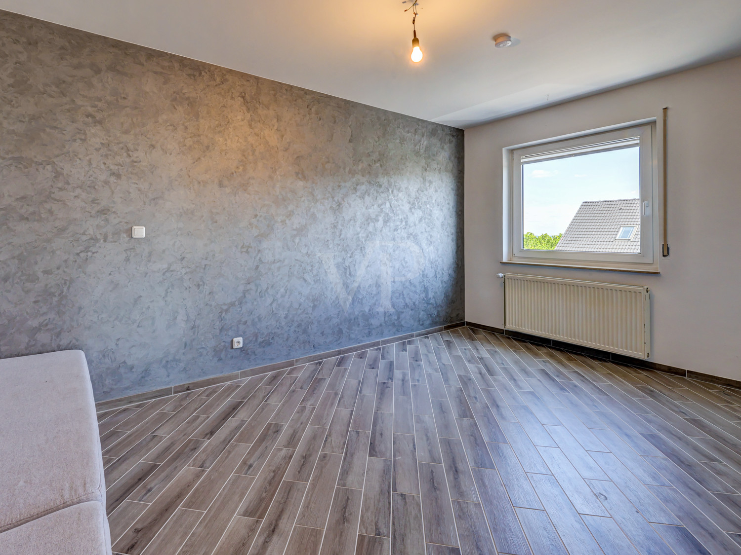 Zimmer mit hochwertiger Velluto Spachteltechnik