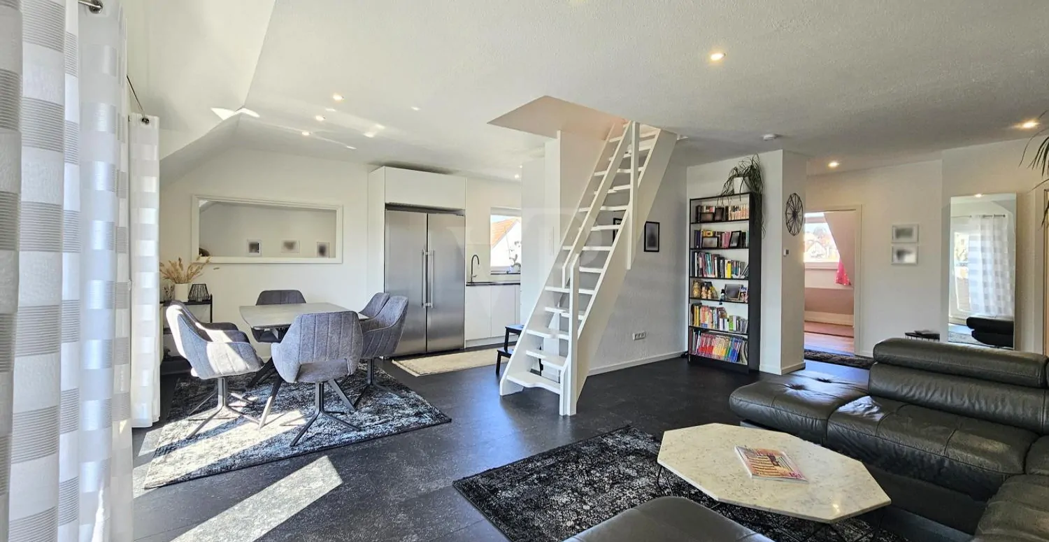 Offene Übergänge im Wohn-  Essbereich