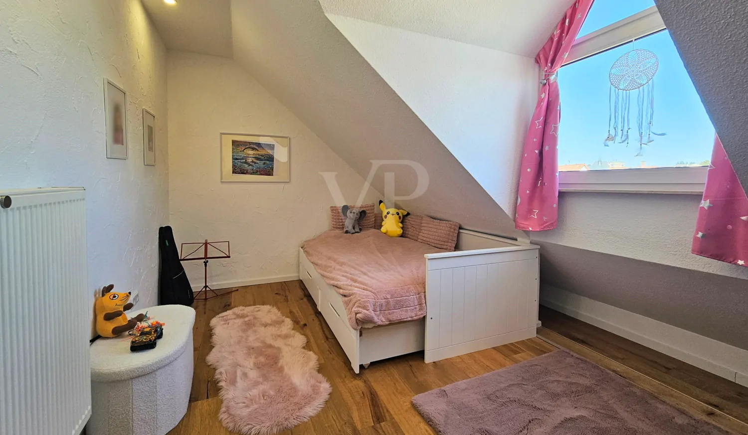 Gemütlichkeit unter der Dachschräge