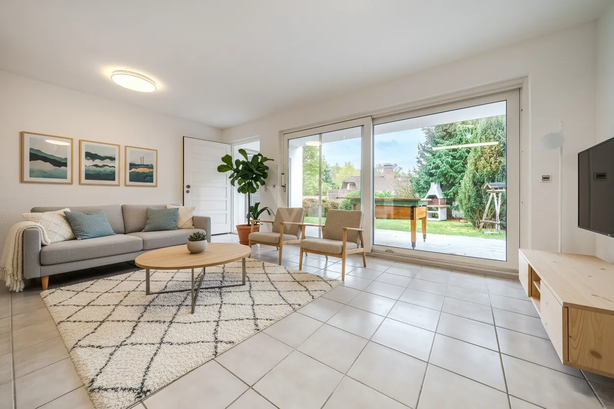 Einrichtungsbeispiel Zimmer Gartengeschoss