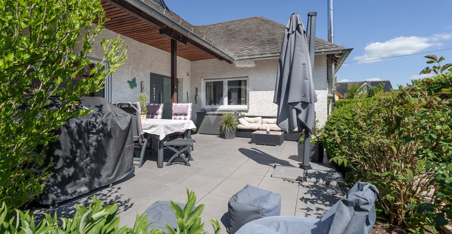 Uneinsehbare Terrasse