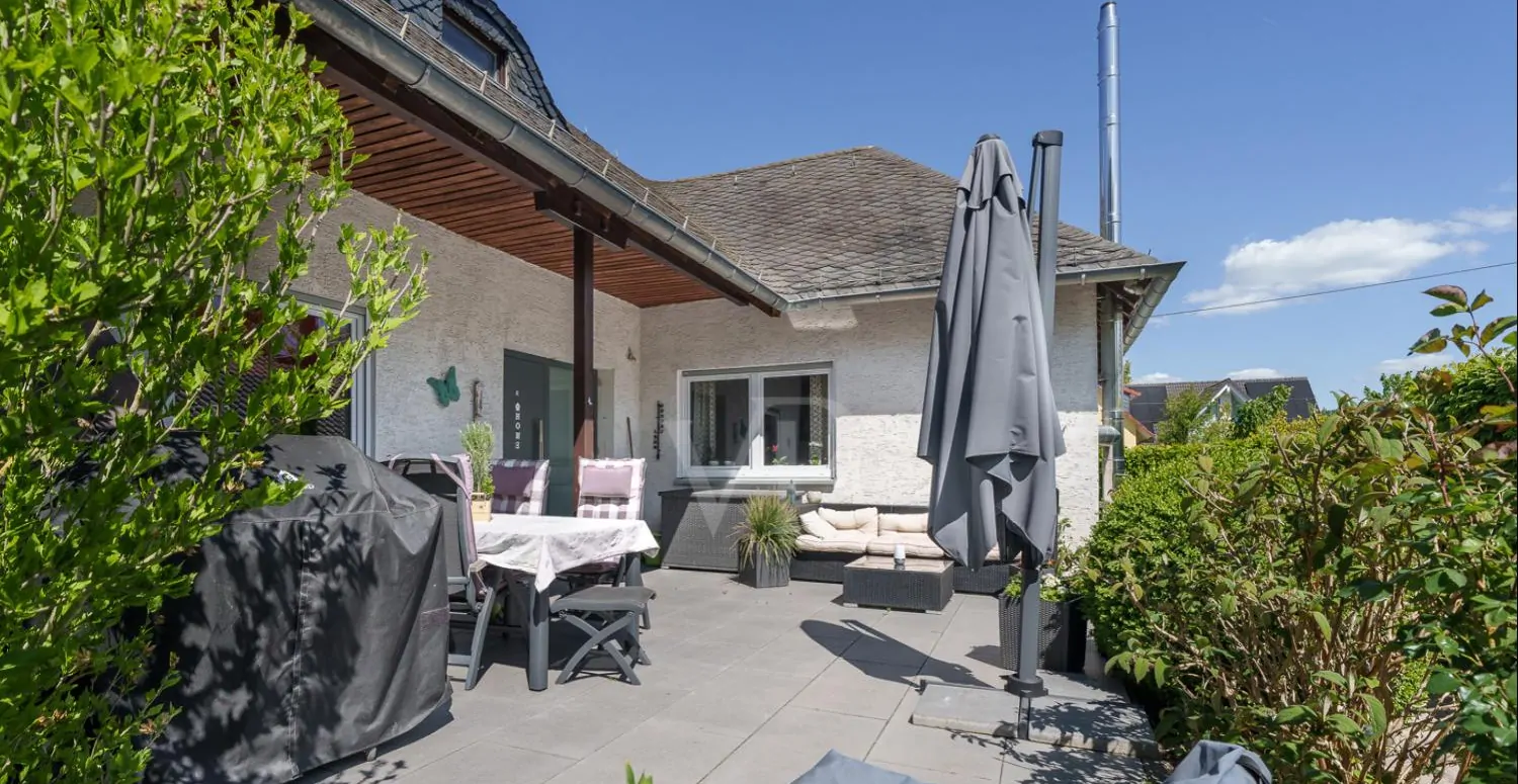 Uneinsehbare Sonnenterrasse