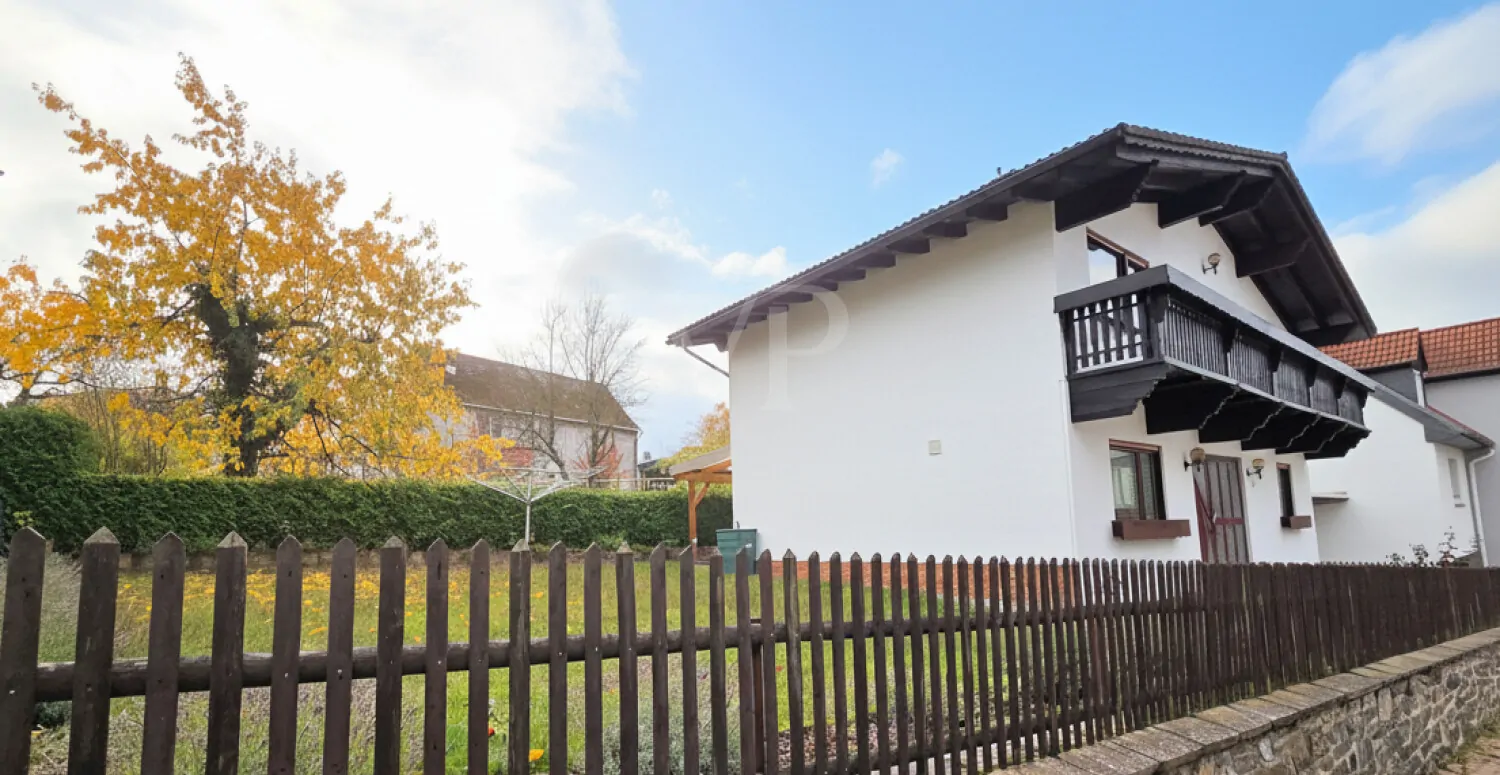 Seitenansicht Einfamilienhaus